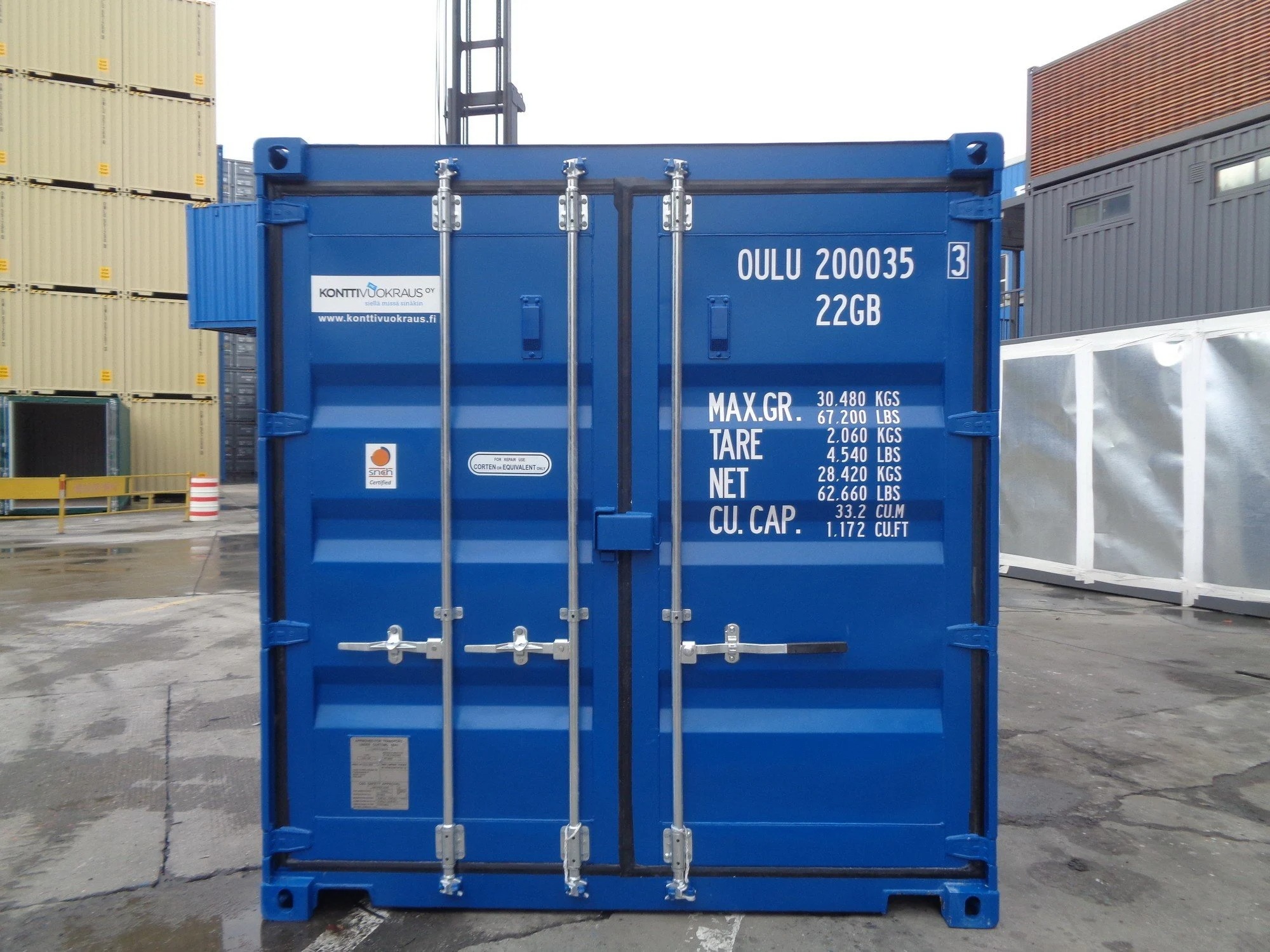 second hand 20ft shipping container for sale